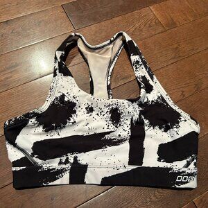 Lorna Jane sports bra - Size Small, Black/White